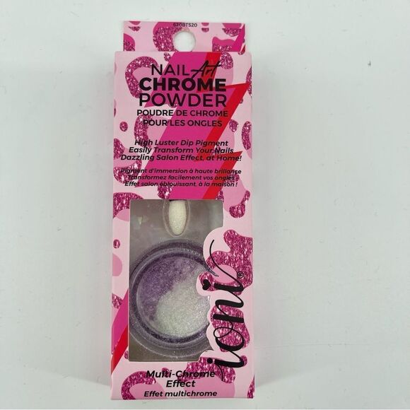 Ioni Boujee Pink Nail Art Chrome Powder Dip Pigment Multi-Chrome Effect - Picture 7 of 7